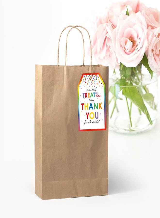 g2 بلس بطاقات شكر من G2PLUS، 50 قطعة، بطاقات شكر على كل ما تقدمونه، بطاقات شكر ملونة بنقاط، بطاقات هدايا ورقية مع خيط لتغليف الهدايا، أكياس الهدايا، هدايا الحفلات - Image 5